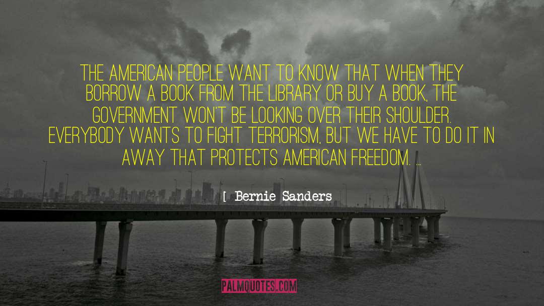 American Library Association quotes by Bernie Sanders
