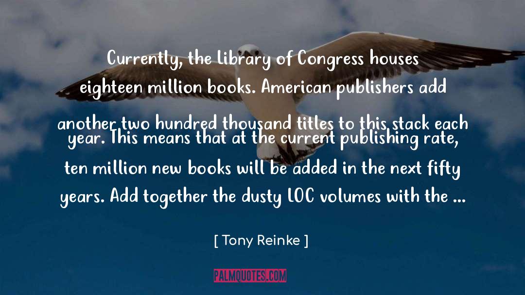 American Library Association quotes by Tony Reinke