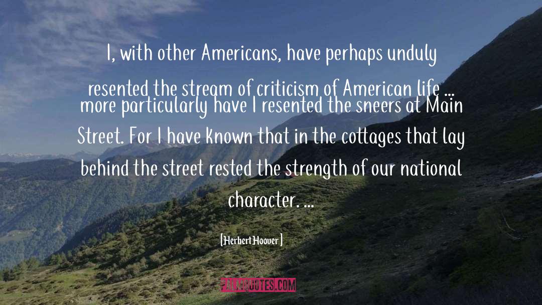 American Life quotes by Herbert Hoover