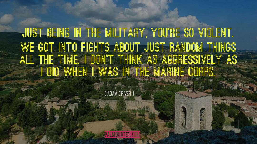 American Military quotes by Adam Driver