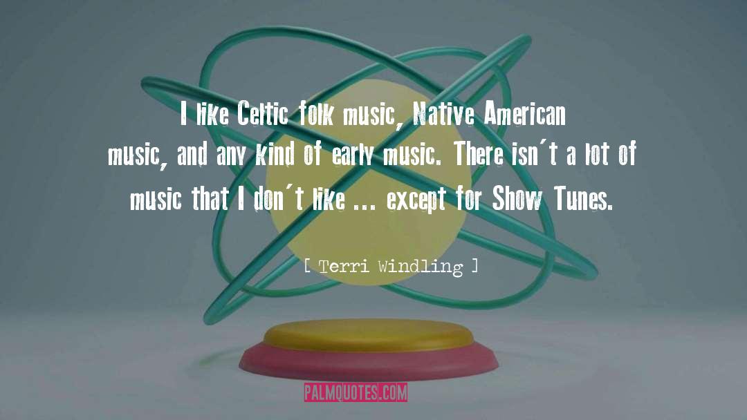 American Music quotes by Terri Windling
