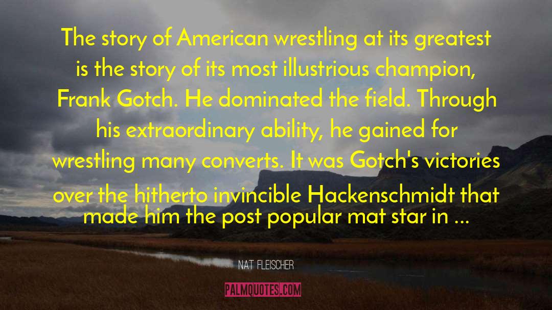 American Myths quotes by Nat Fleischer