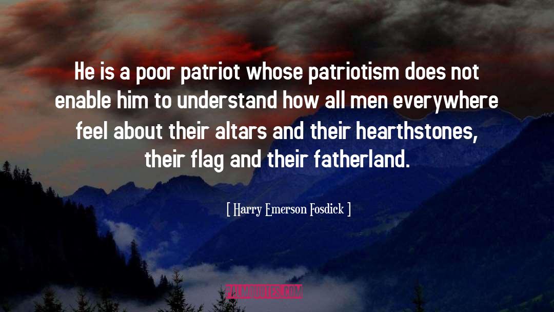 American Patriotic quotes by Harry Emerson Fosdick