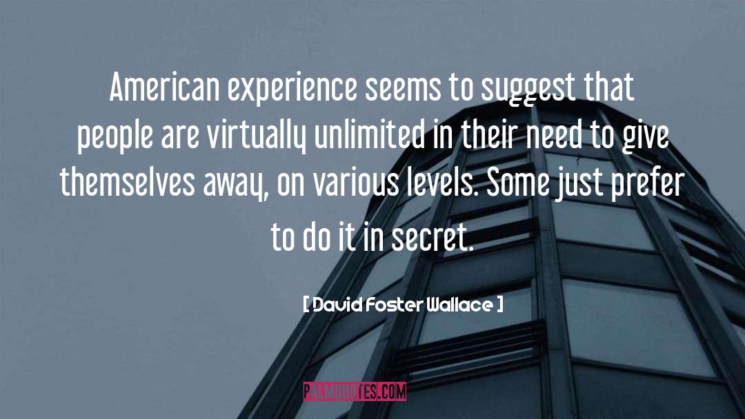 American Patriotism quotes by David Foster Wallace