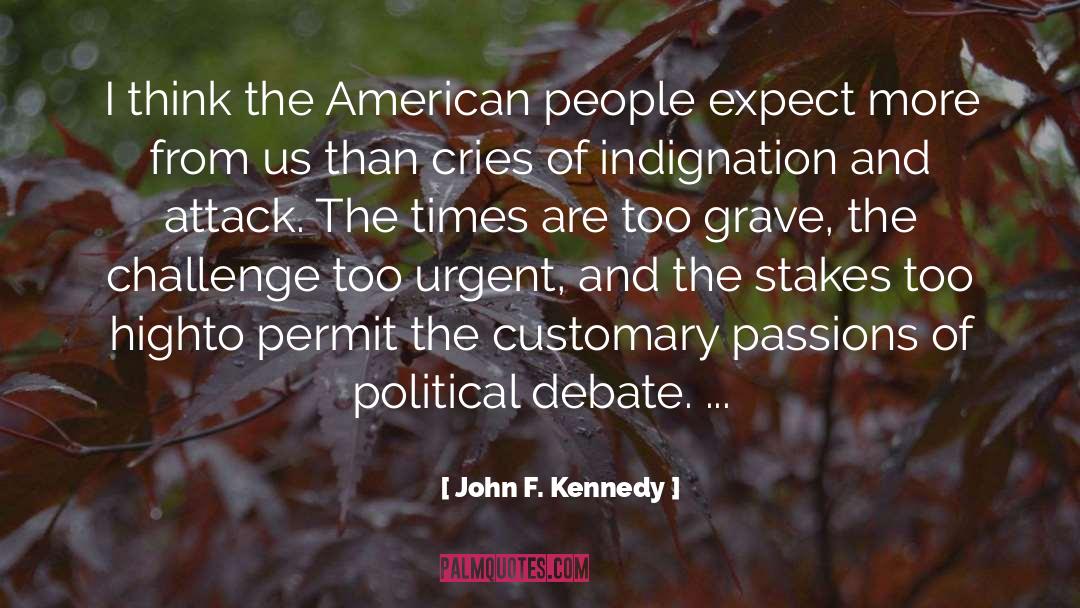 American People quotes by John F. Kennedy