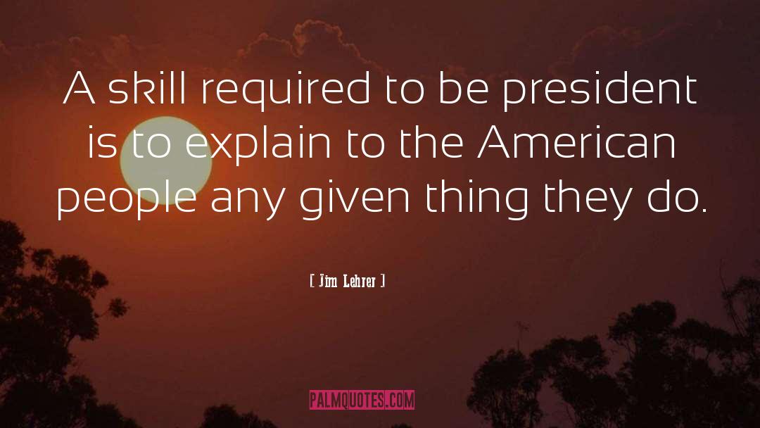 American People quotes by Jim Lehrer