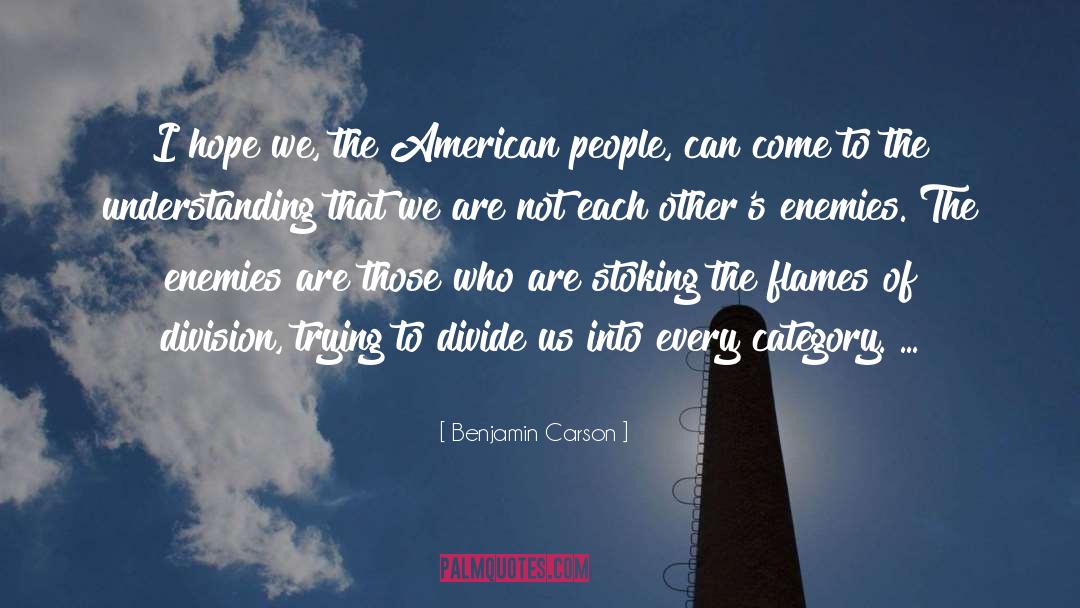 American People quotes by Benjamin Carson