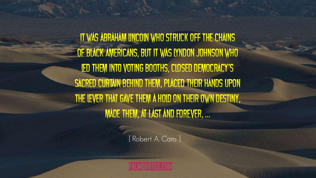 American Political System quotes by Robert A. Caro