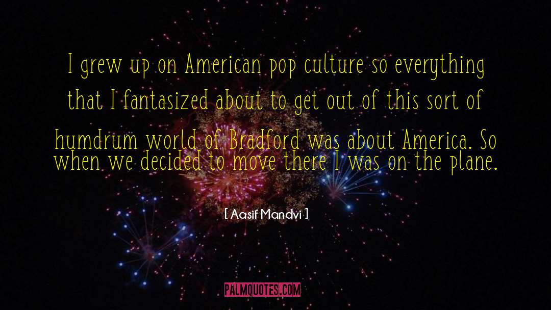 American Pop Culture quotes by Aasif Mandvi