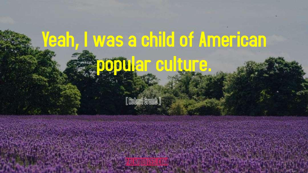 American Popular Culture quotes by Robert Crumb