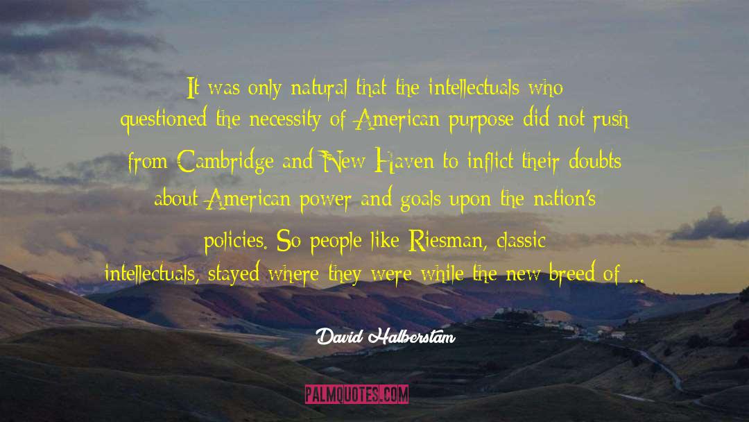 American Power quotes by David Halberstam