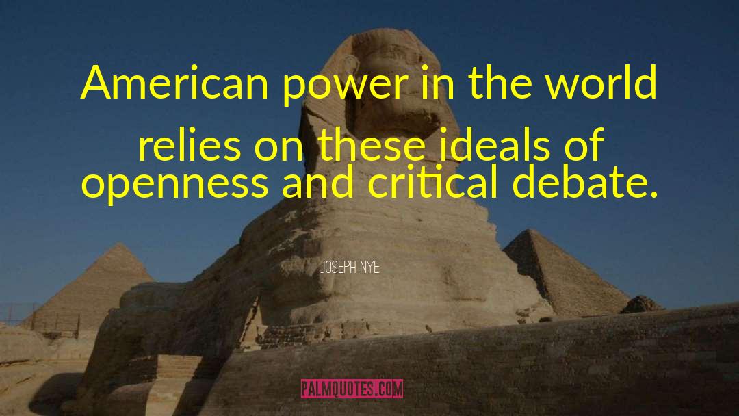 American Power quotes by Joseph Nye