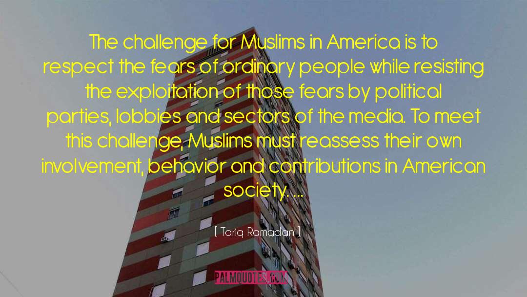 American Society quotes by Tariq Ramadan