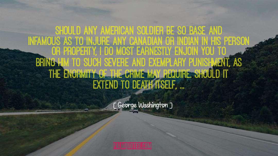 American Soldier quotes by George Washington