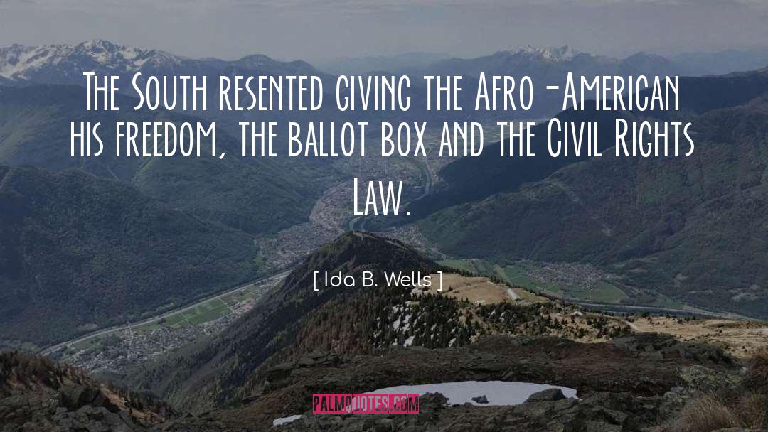 American South West quotes by Ida B. Wells