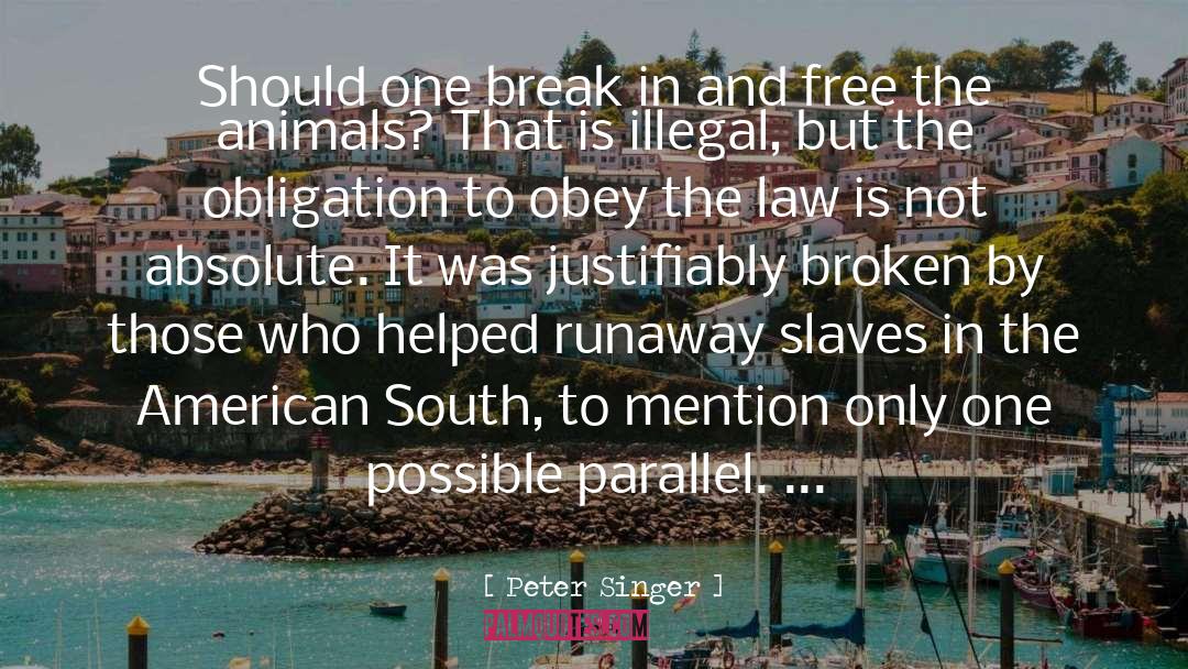 American South West quotes by Peter Singer