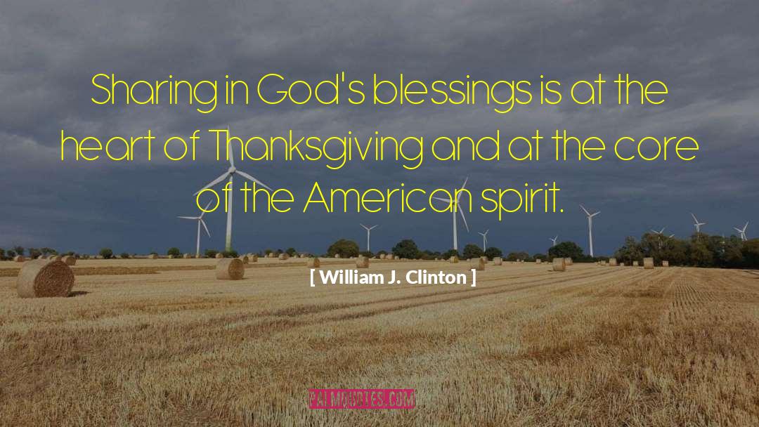 American Spirit quotes by William J. Clinton