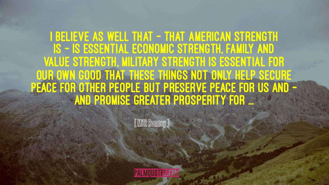 American Strength quotes by Mitt Romney