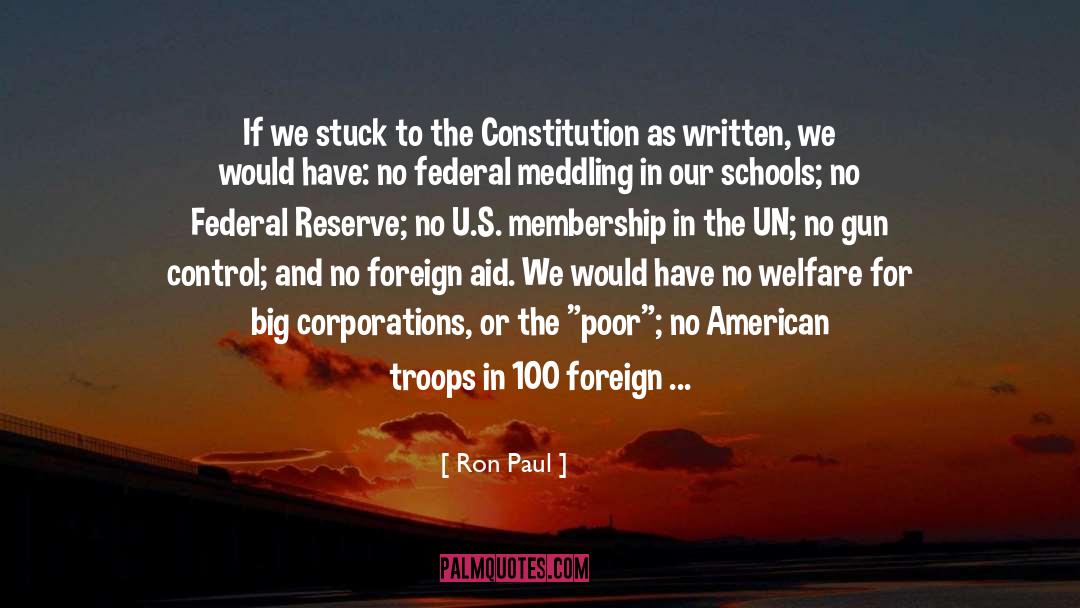 American Troops quotes by Ron Paul