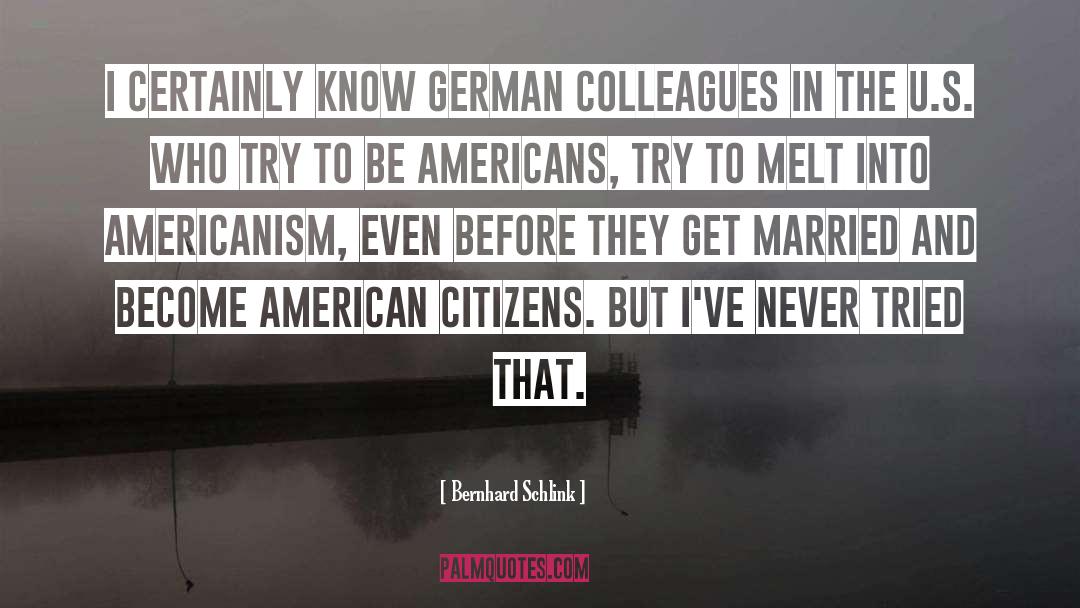 American Troops quotes by Bernhard Schlink