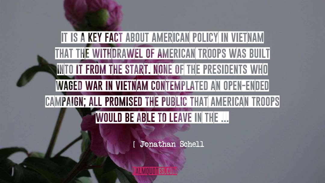 American Troops quotes by Jonathan Schell