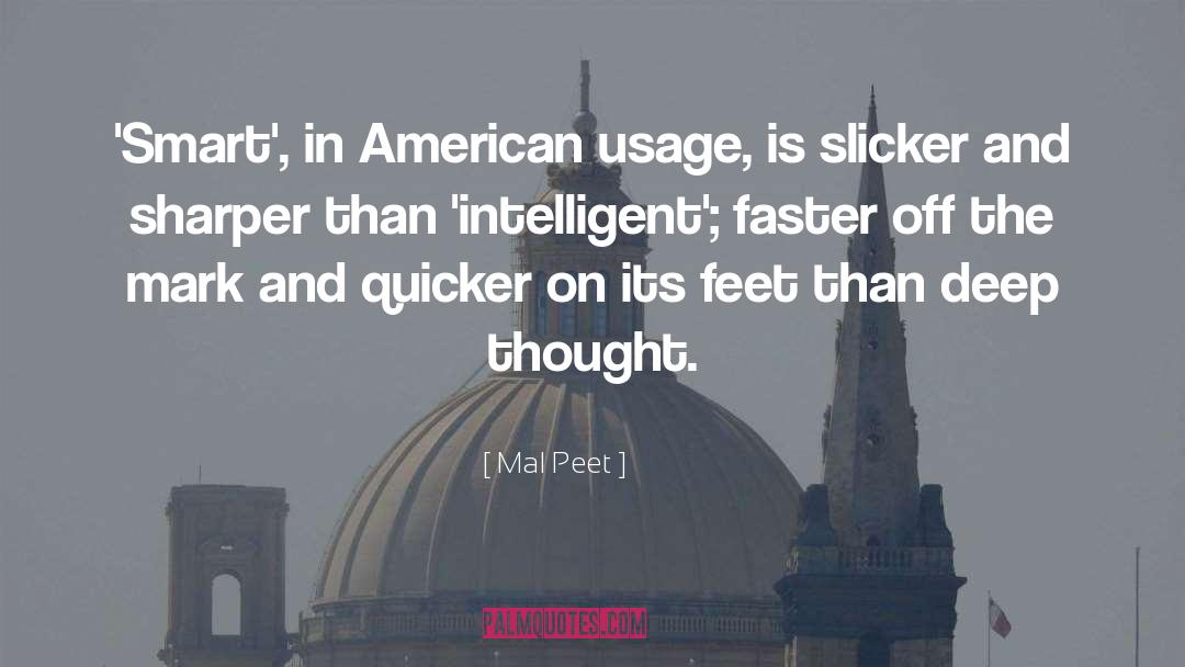 American Usage quotes by Mal Peet