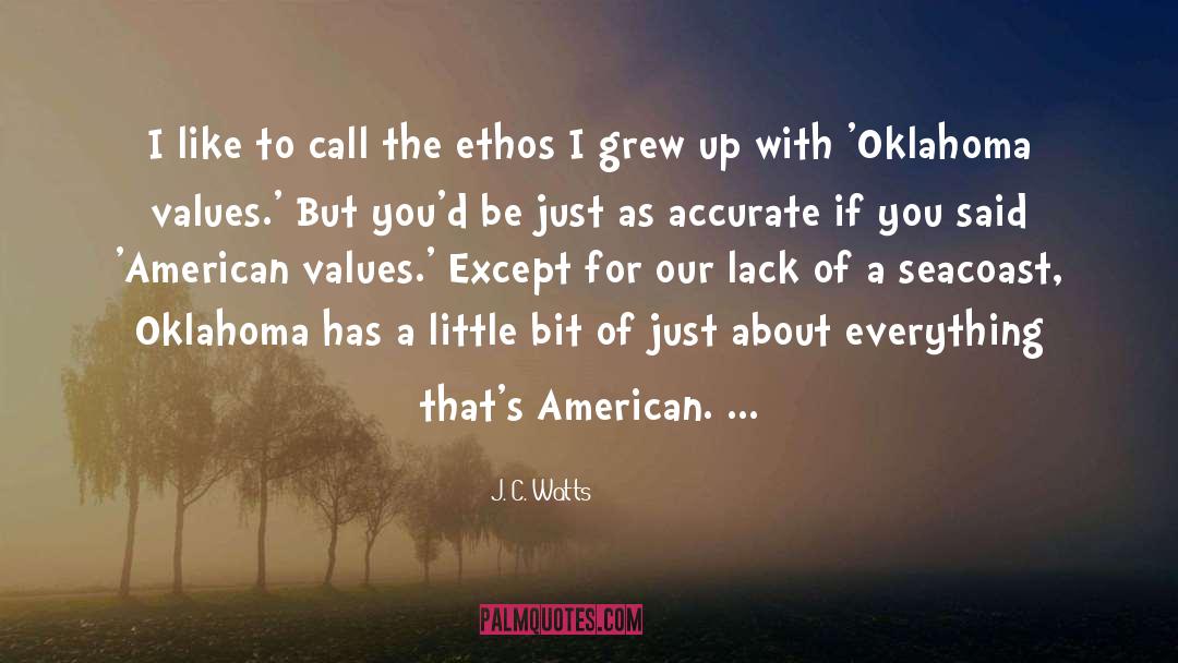 American Values quotes by J. C. Watts