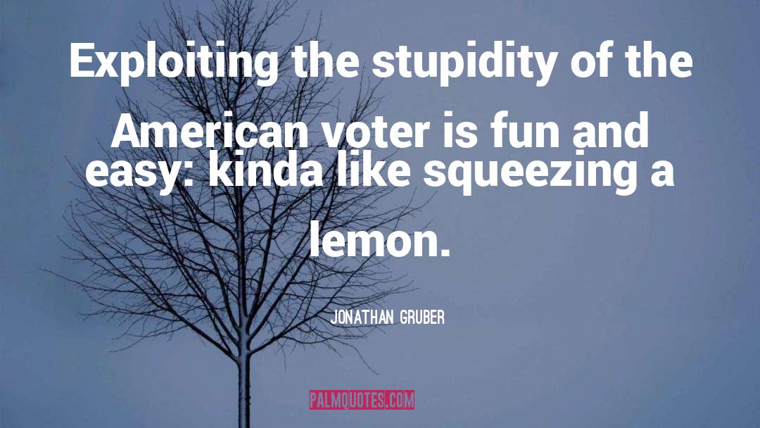 American Voters quotes by Jonathan Gruber