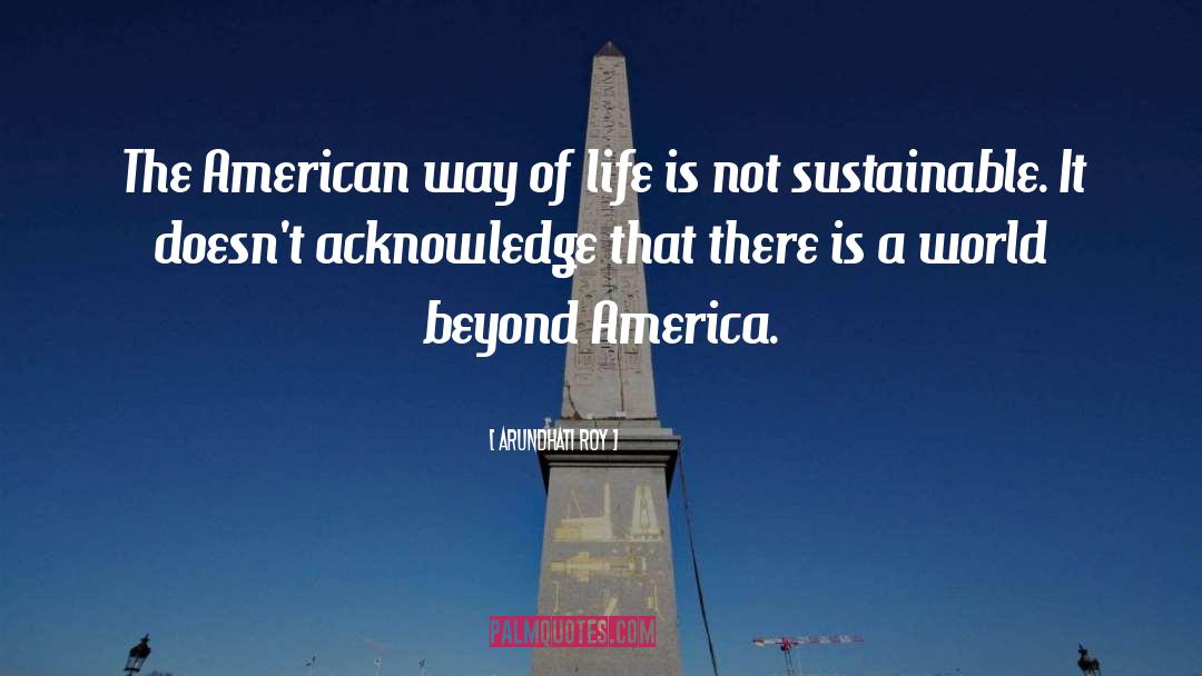 American Way Of Life quotes by Arundhati Roy