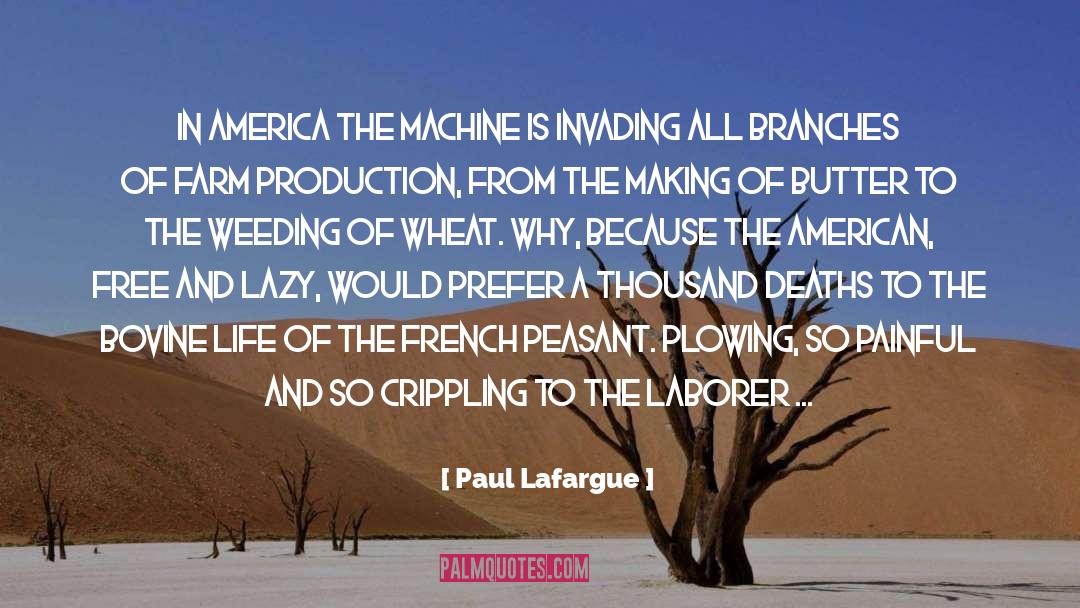American West quotes by Paul Lafargue
