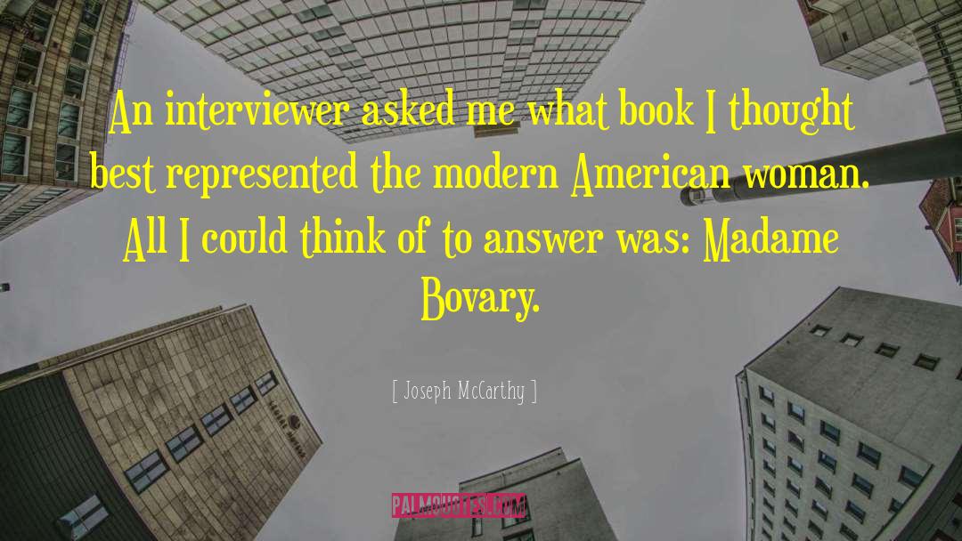 American Woman quotes by Joseph McCarthy