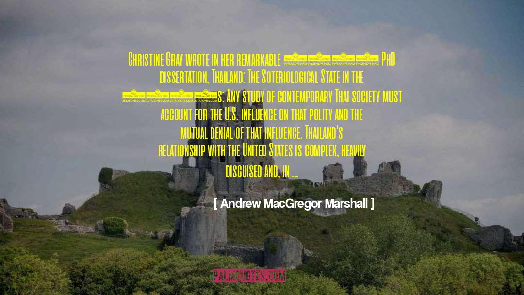 American Writer quotes by Andrew MacGregor Marshall