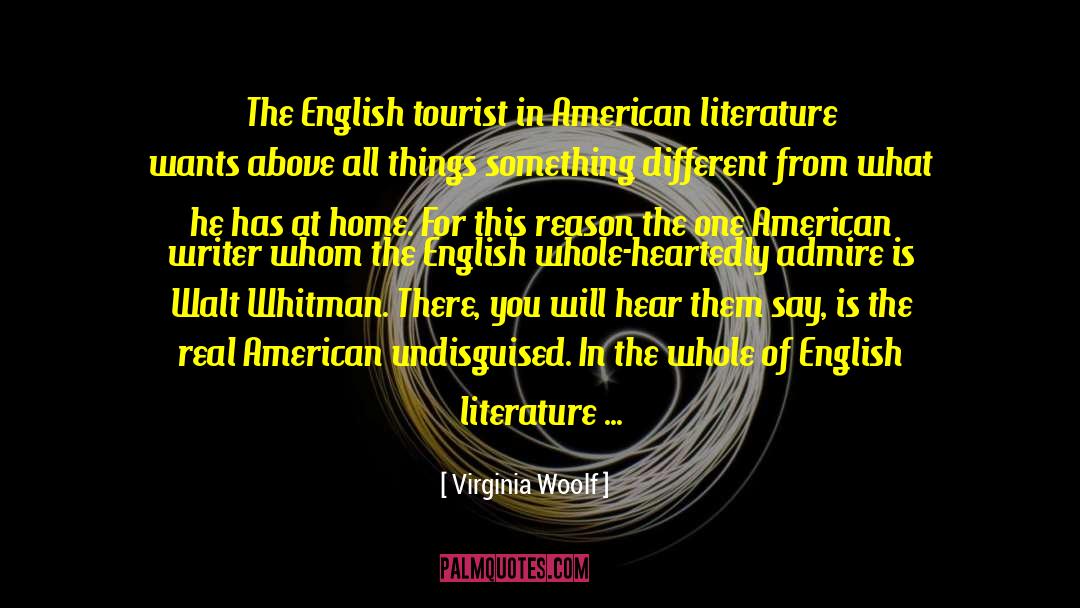 American Writer quotes by Virginia Woolf