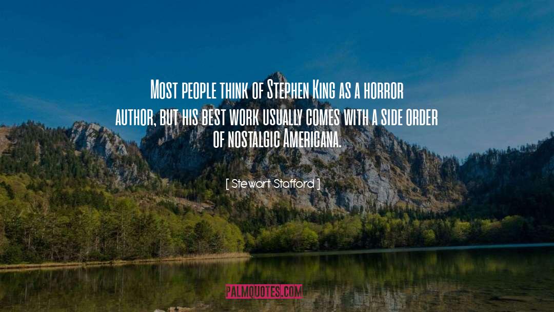 Americana Novel quotes by Stewart Stafford