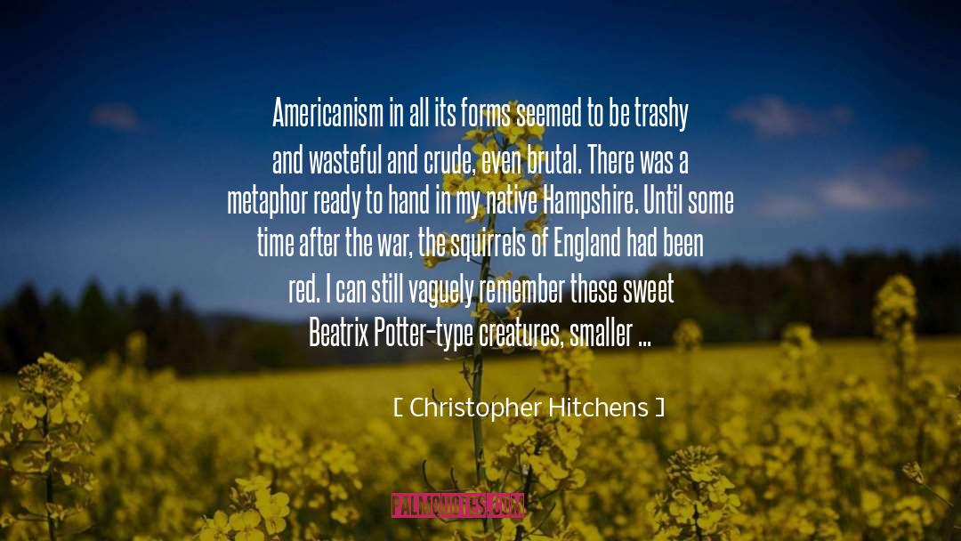Americanism quotes by Christopher Hitchens