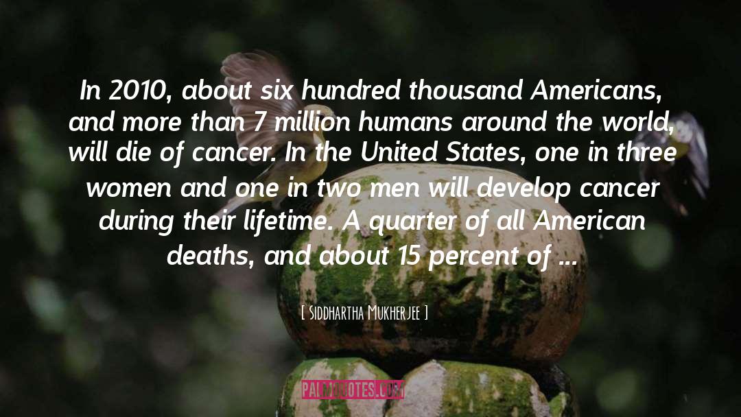 Americans quotes by Siddhartha Mukherjee
