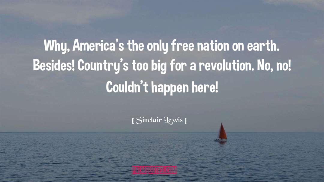Americas quotes by Sinclair Lewis