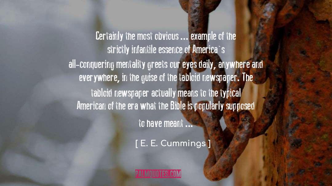 Americas quotes by E. E. Cummings