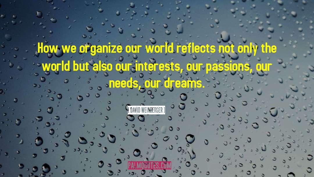 Amethst Dreams quotes by David Weinberger