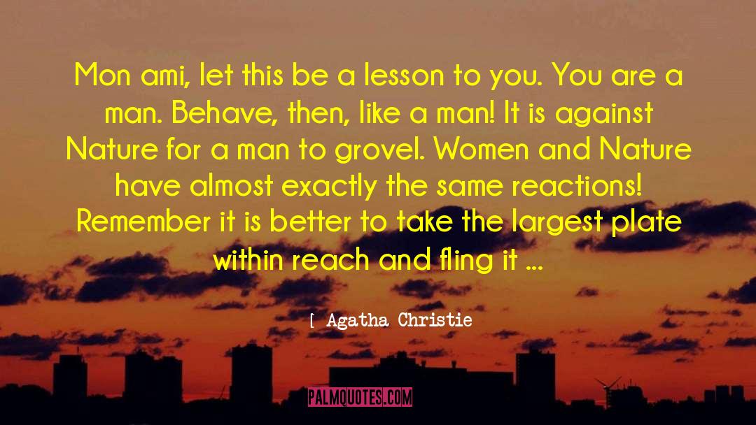 Ami quotes by Agatha Christie
