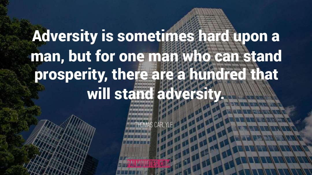 Amidst Adversity quotes by Thomas Carlyle