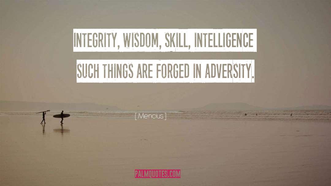 Amidst Adversity quotes by Mencius