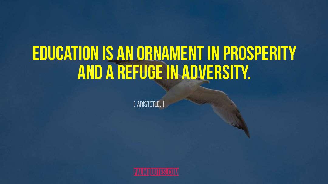 Amidst Adversity quotes by Aristotle.