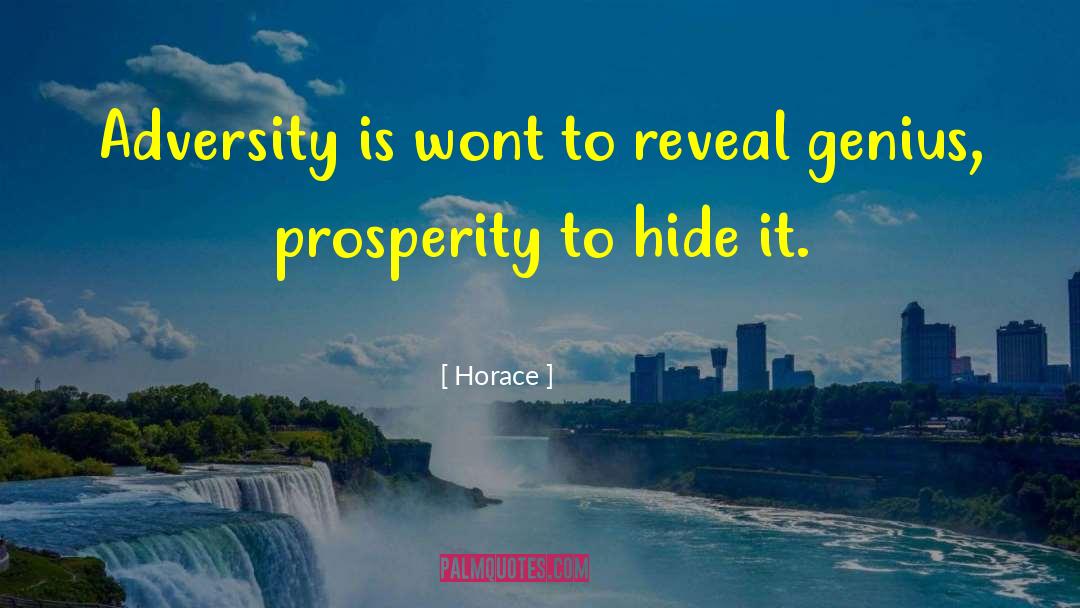 Amidst Adversity quotes by Horace