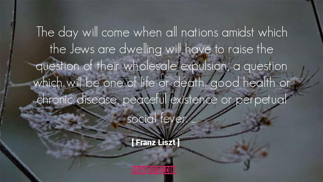Amidst quotes by Franz Liszt