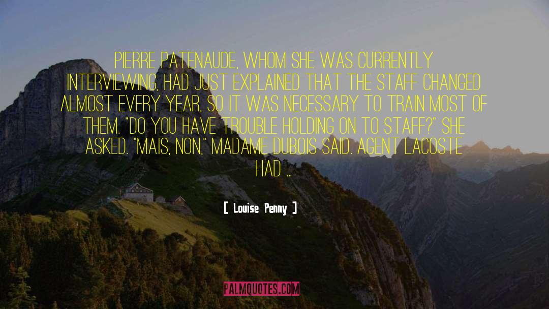 Amir Handjani Agent quotes by Louise Penny