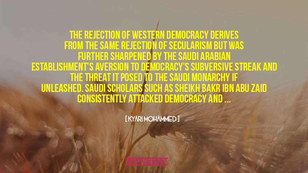 Amir Handjani Saudi Arabia quotes by Kyari Mohammed