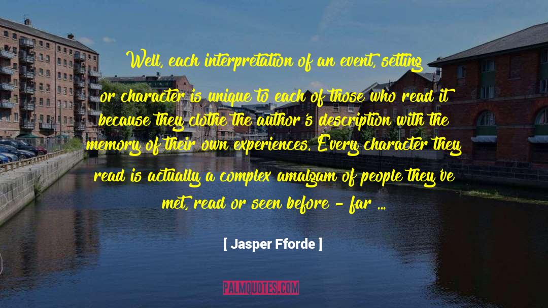 Amish Authors quotes by Jasper Fforde