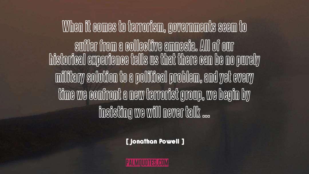 Amnesia quotes by Jonathan Powell