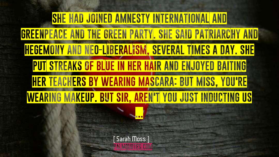 Amnesty International quotes by Sarah Moss